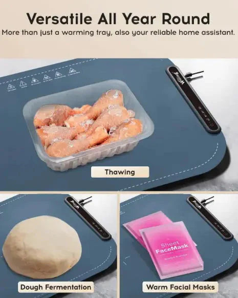 Portable Warming Trays - Navy Blue Anti Spier