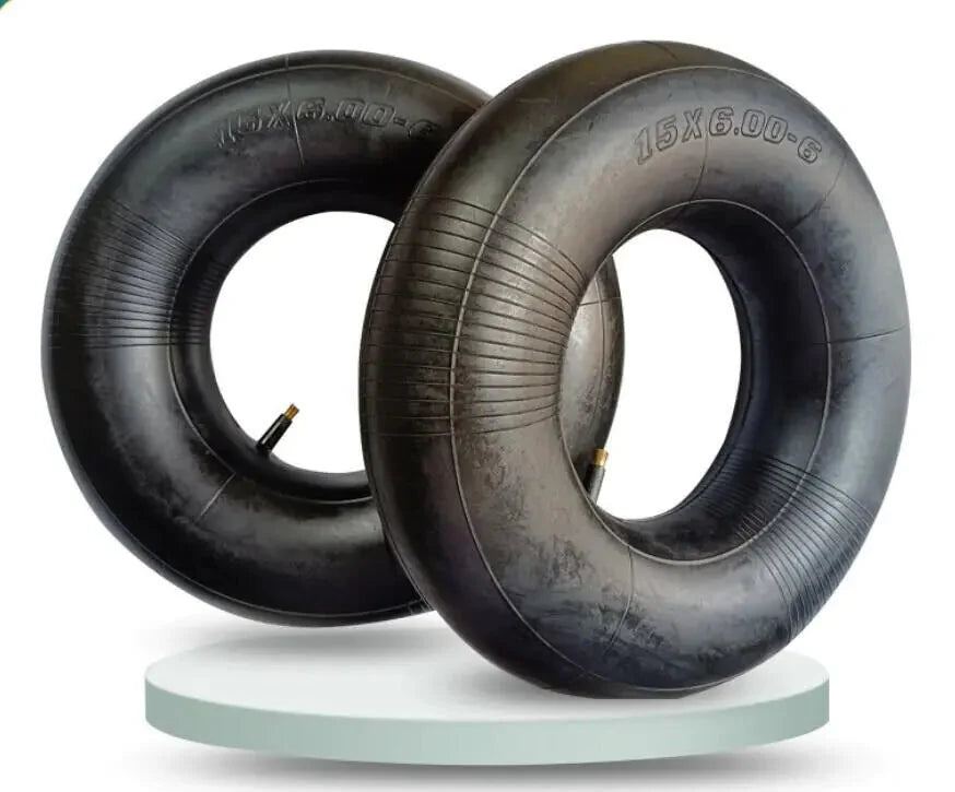 2PCS 15x6.00-6 Lawn Mower Tire Inner Tubes 15X6-6, 15X6x6, 15/6x6 TR13 Valve ATV Anti Spier
