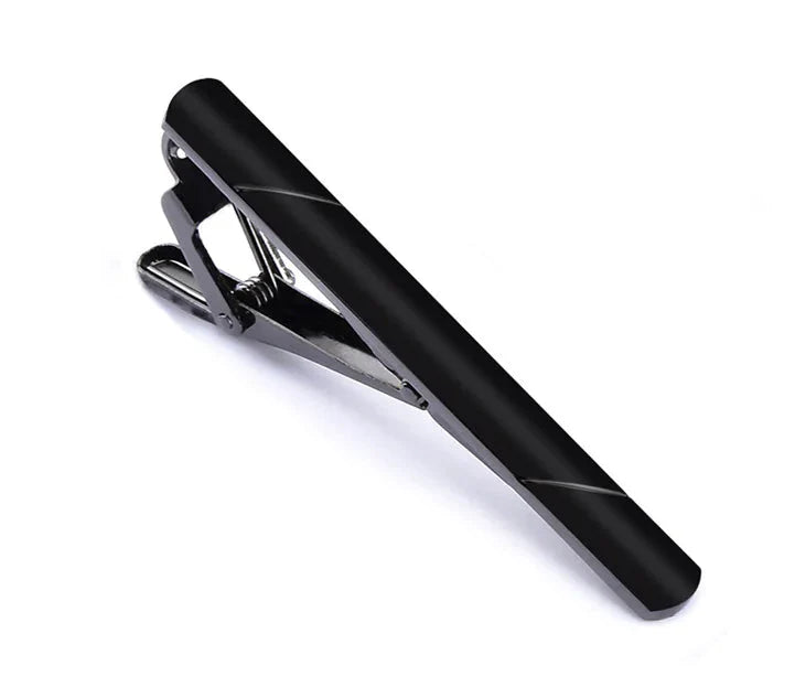 4PCS Mens Stainless Steel Tie Clip Necktie Bar Clasp Clamp Pin Gold Black Silver Anti Spier