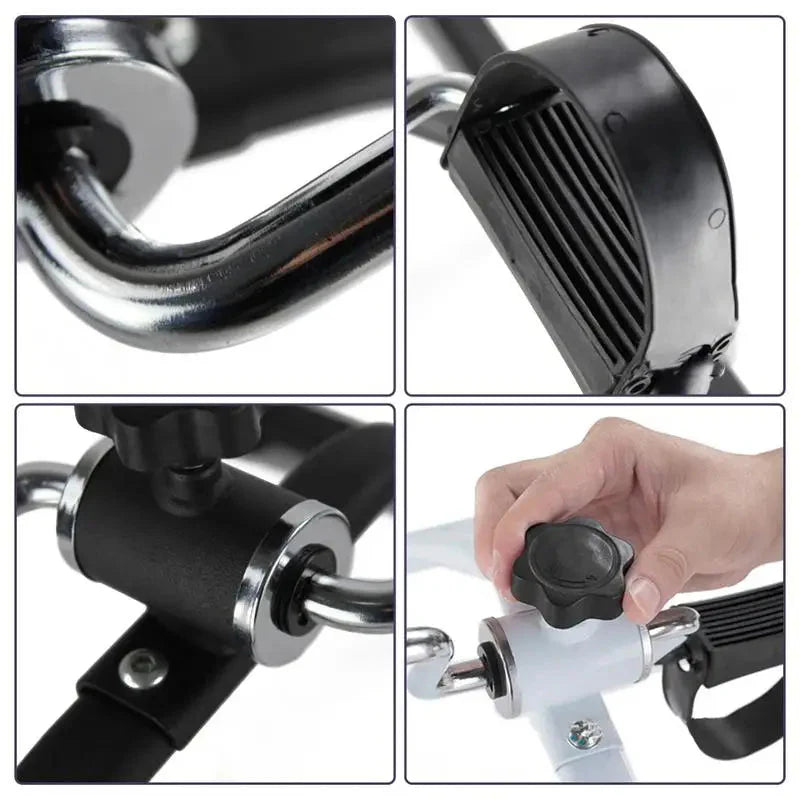 Metal Frame Pedal Exerciser Muscle Training Fully Assembled Exercise Pedals Arms Legs Trainer For Indoor Anti Spier