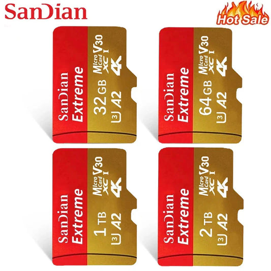 Original SD Card 2TB Large Capacity Memory Card 1TB Micro Mini TF Card 64GB High Speed Flash Card 32GB For PC/Desktop/Mac/Camera Anti Spier