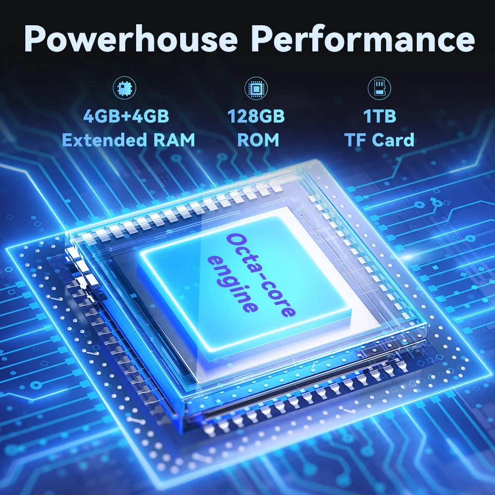 Cubot TAB 60 Tablet Octa core Android 13 8GB RAM(4GB+4GB) +128GB ROM 10.1" HD+ Screen  Wi-Fi 6 13MP Rear Camera 6000mAh Battery Anti Spier