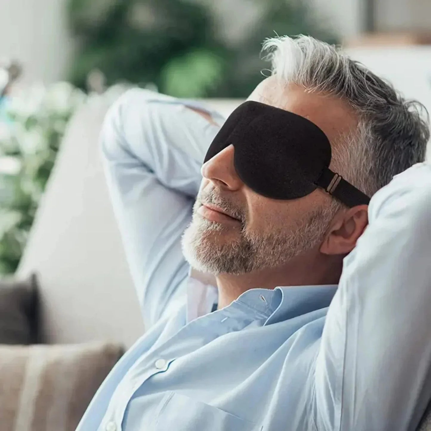 Ultimate Relaxation Deluxe Premium Ultra-Soft 3pcs Sleep Eye Mask Set - High-Quality Contoured Cup Blindfold for Restful Night, Anti Spier