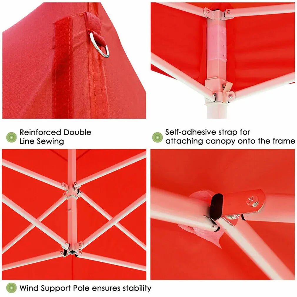 3x3M Waterproof Top Cover Replacement Gazebo Canopy Roof Sunshade Outdoor Cover Sunshade Patio Pavilion Cover Anti Spier