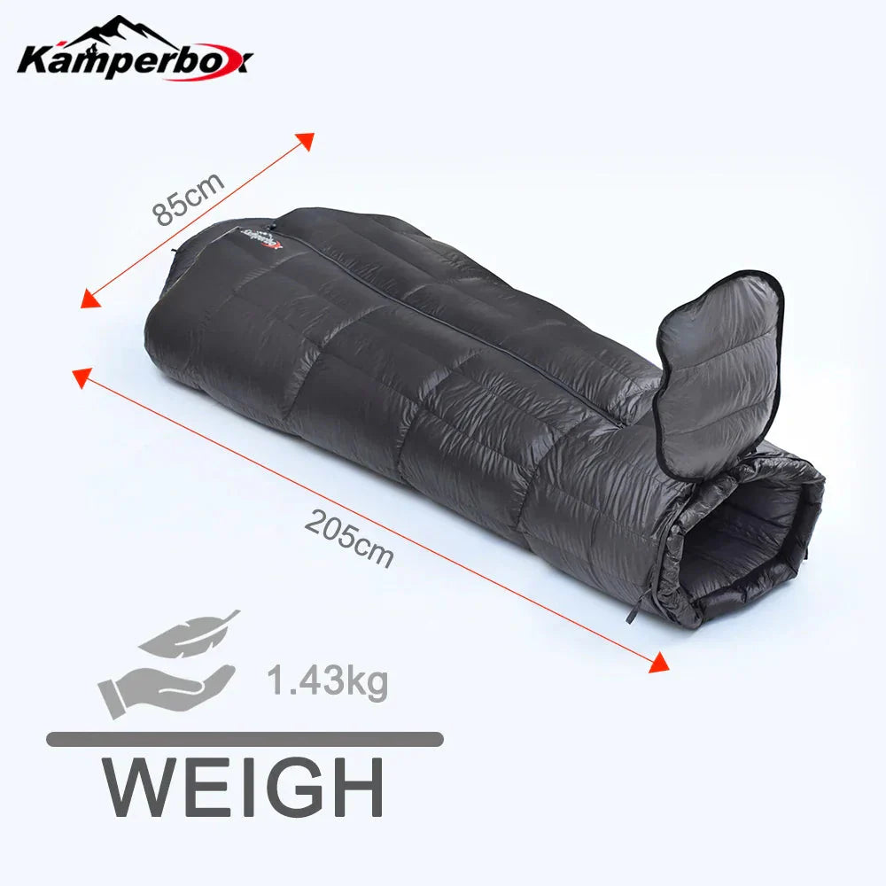 Kamperbox Winter Sleeping Bags Camping Down Sleeping Bags Winter Outdoor Ultralight Sleeping Bags Camping Equipments Anti Spier
