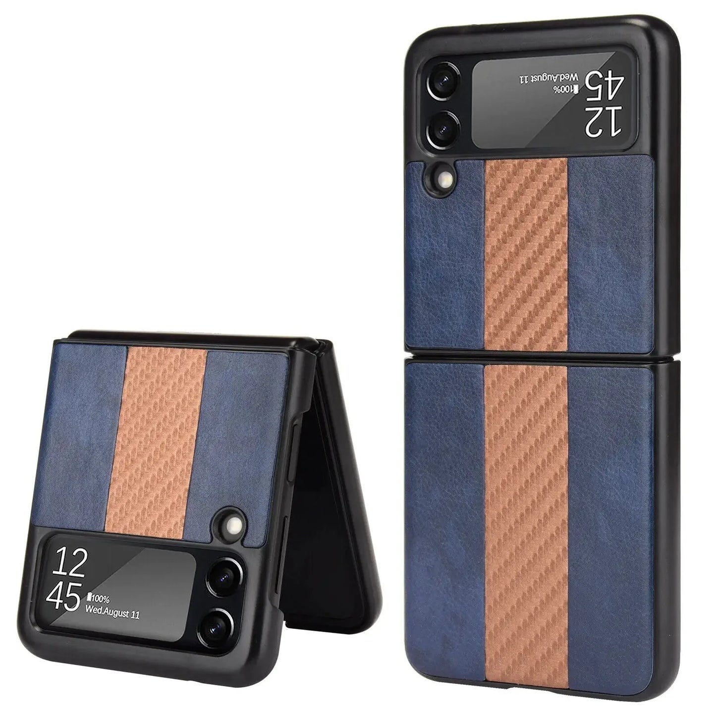 For Samsung Galaxy Z Flip 3 5G Slim Folding Leather Shockproof Phone Case Cover Anti Spier