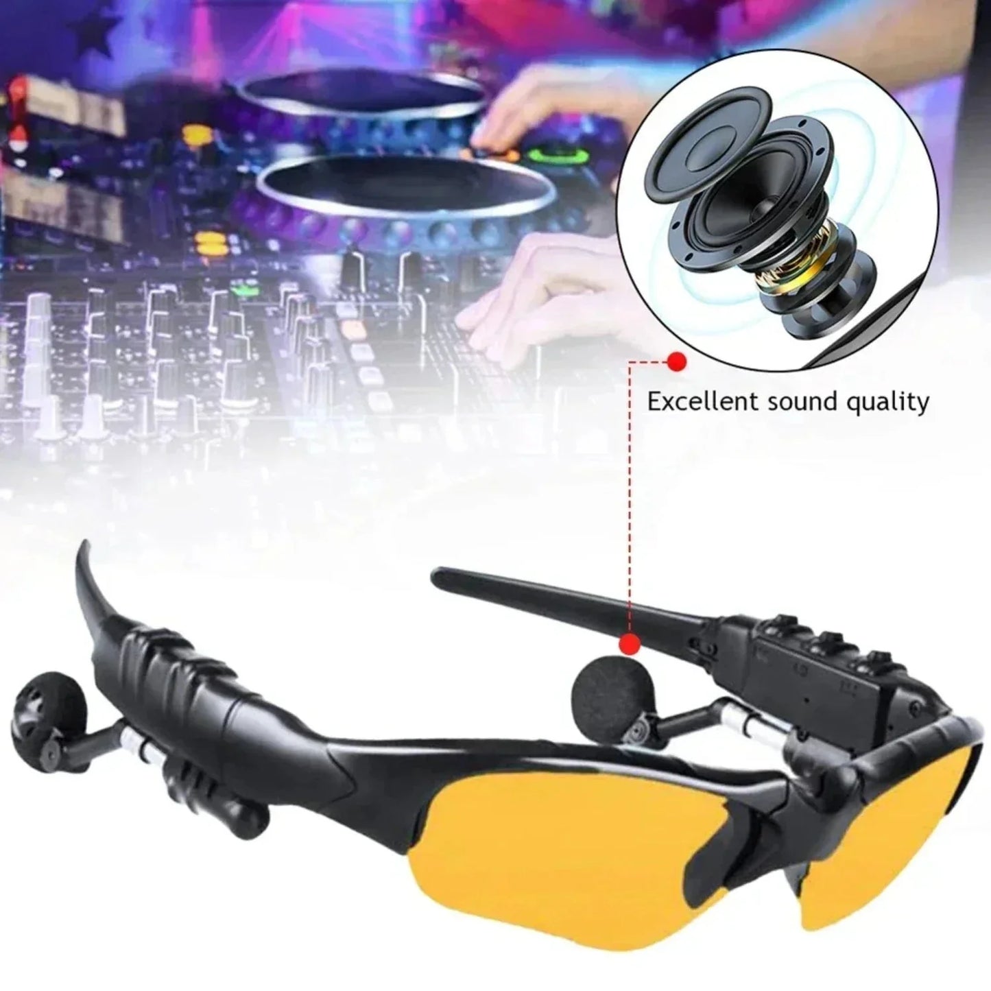 New Smart Bluetooth 5.0 Audio Polarized Sun Glasses Surround Sound Headphones Listen To Music Call Cycling Sunglasses  Men Women Anti Spier