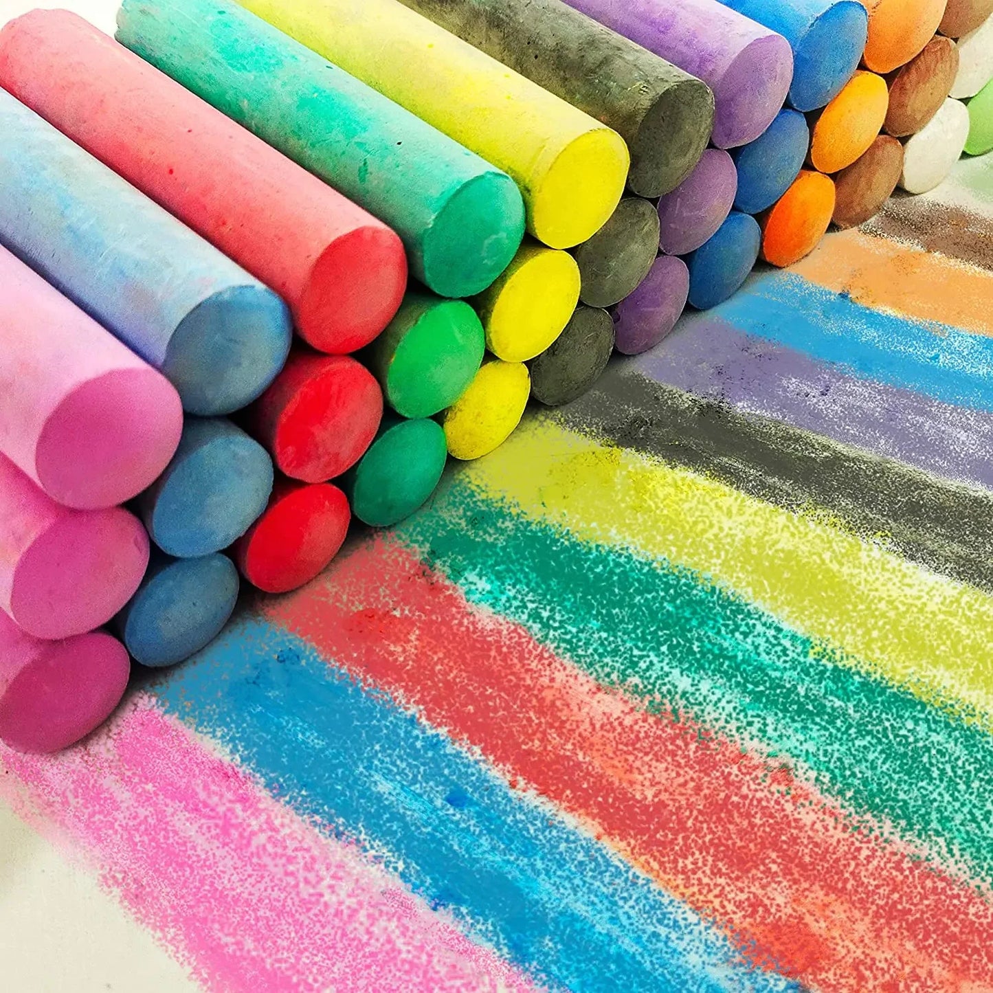 Sesame Street Chalk- Assorted Colors 15ct Anti Spier