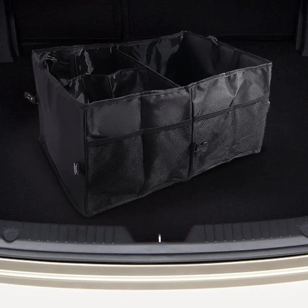 Trunk Cargo Organizer Folding Storage Collapse Bag Bin For Car Truck SUV 40L US Anti Spier