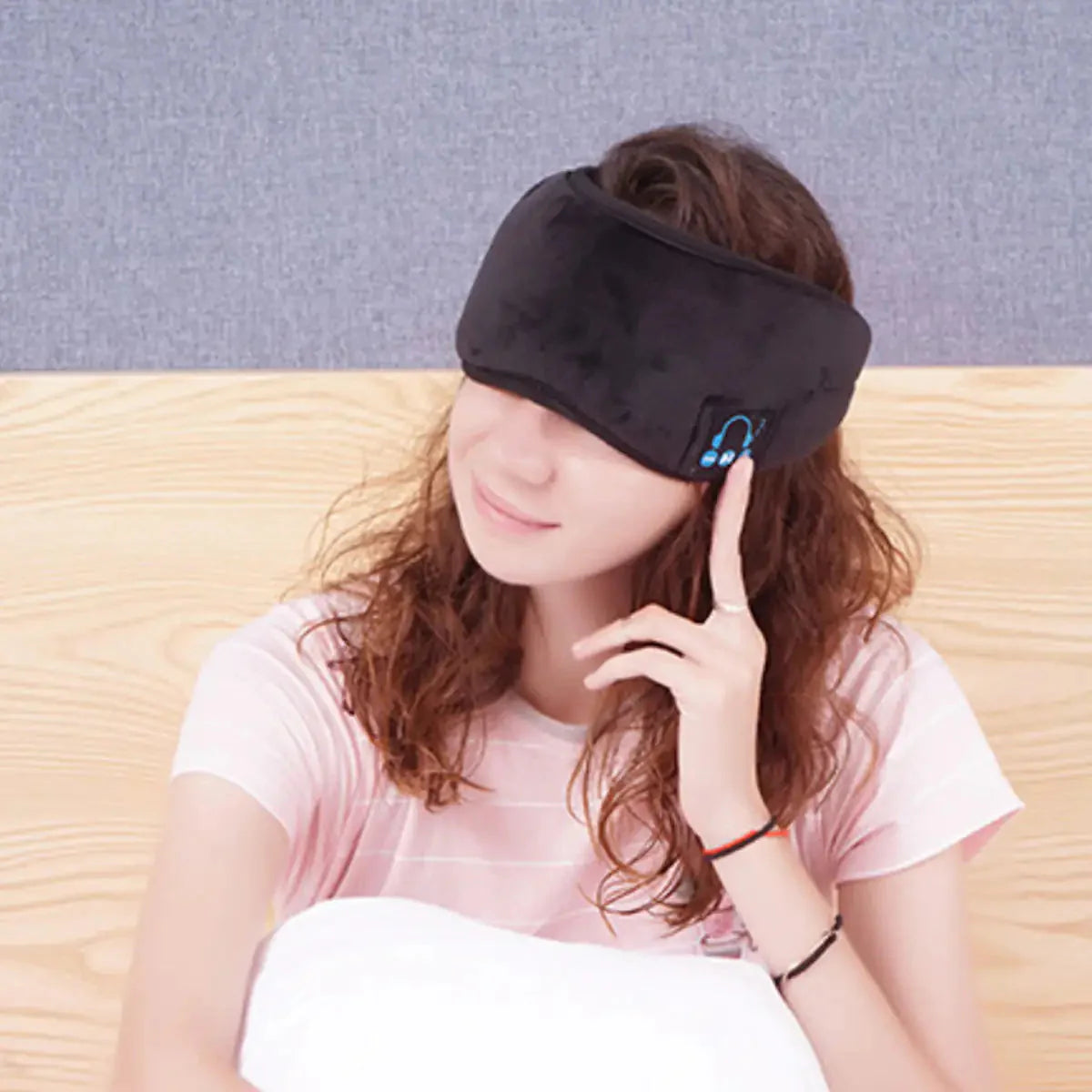 EZ Sleep Eye Blind Fold with Bluetooth Music Anti Spier