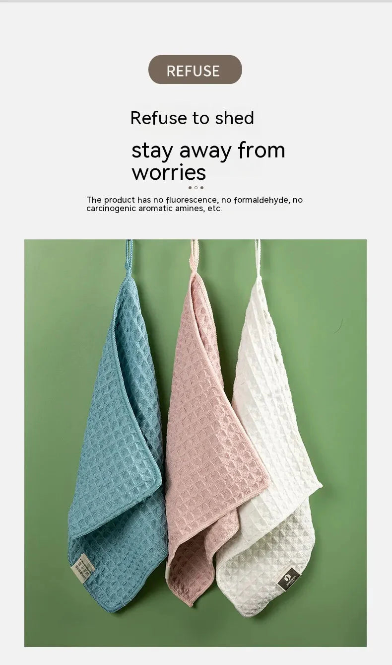 Microfiber Skin-friendly Non-lint Waffle Microfiber Towel Anti Spier