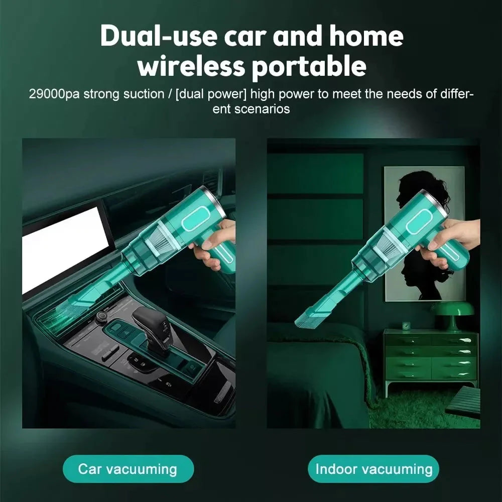 29000PA Cordless Hand Held Vacuum Cleaner Mini Portable Car Auto Home Wireless Anti Spier