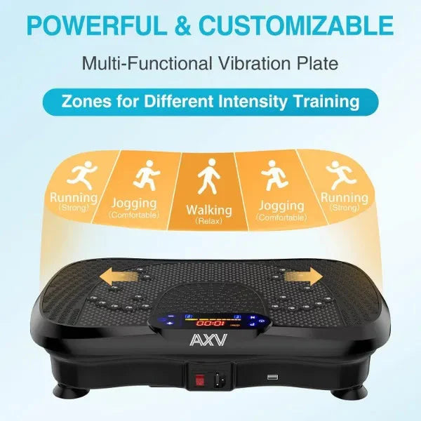 Vibration Plate Fitness Platform Exercise Machine Vibrating Lymphatic Drainage Shaking Full Body Shaker Workout Vibrate Anti Spier