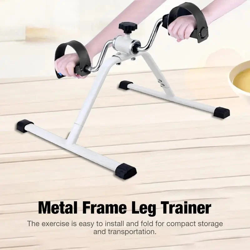 Metal Frame Pedal Exerciser Muscle Training Fully Assembled Exercise Pedals Arms Legs Trainer For Indoor Anti Spier