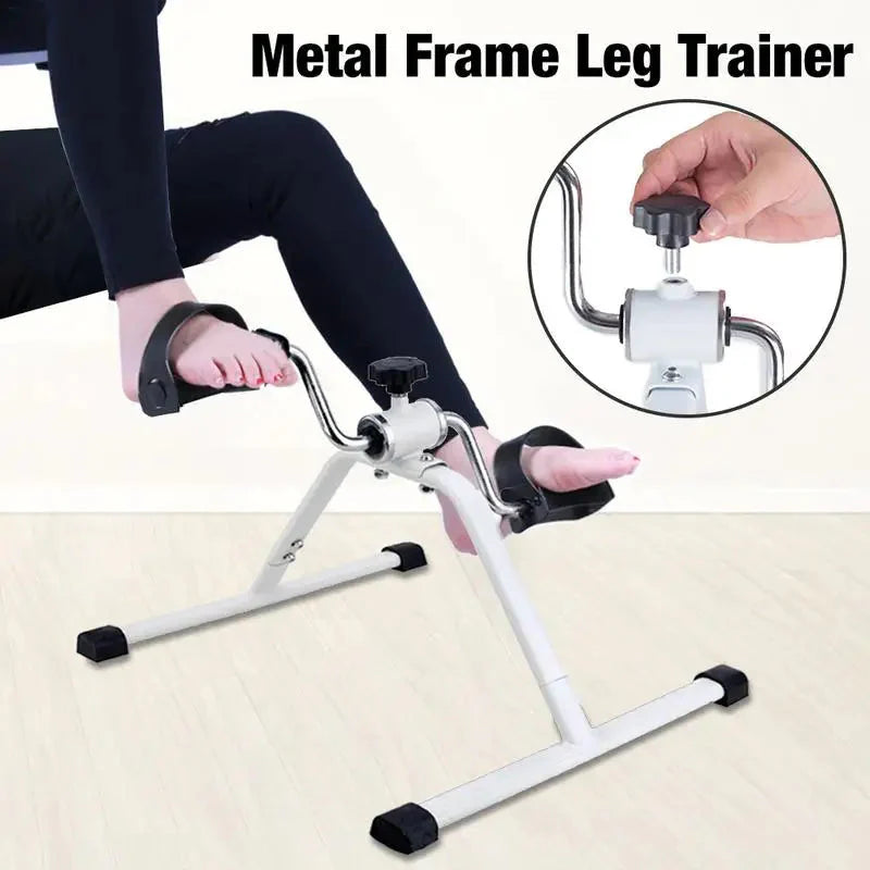Metal Frame Pedal Exerciser Muscle Training Fully Assembled Exercise Pedals Arms Legs Trainer For Indoor Anti Spier