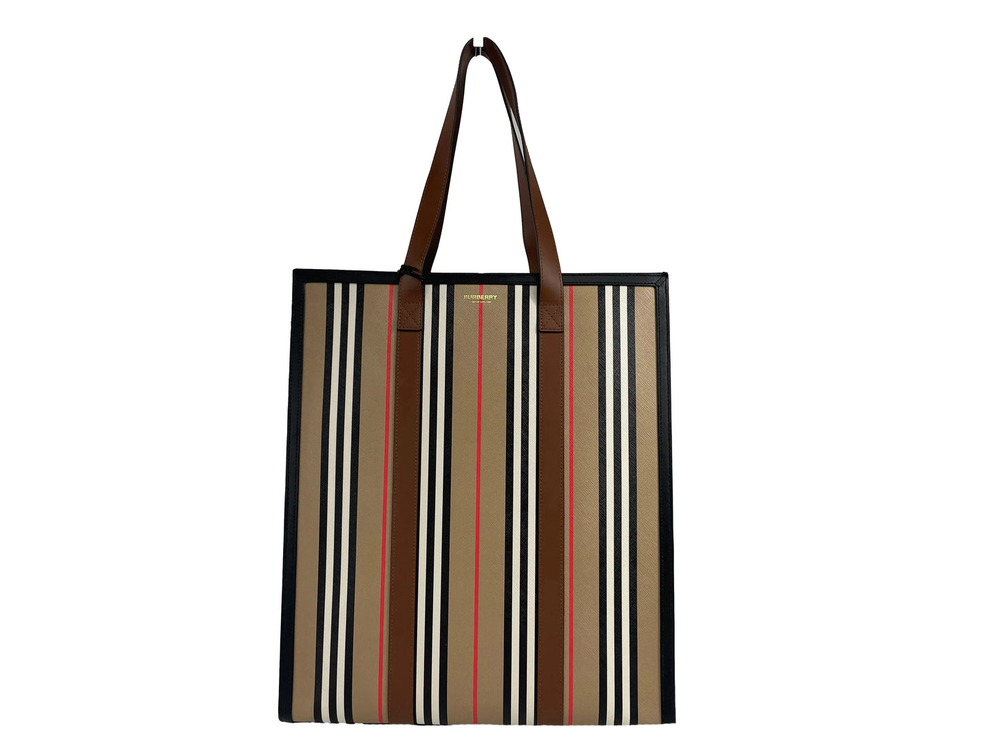 Burberry Medium NS Book Tote Bag Purse Anti Spier