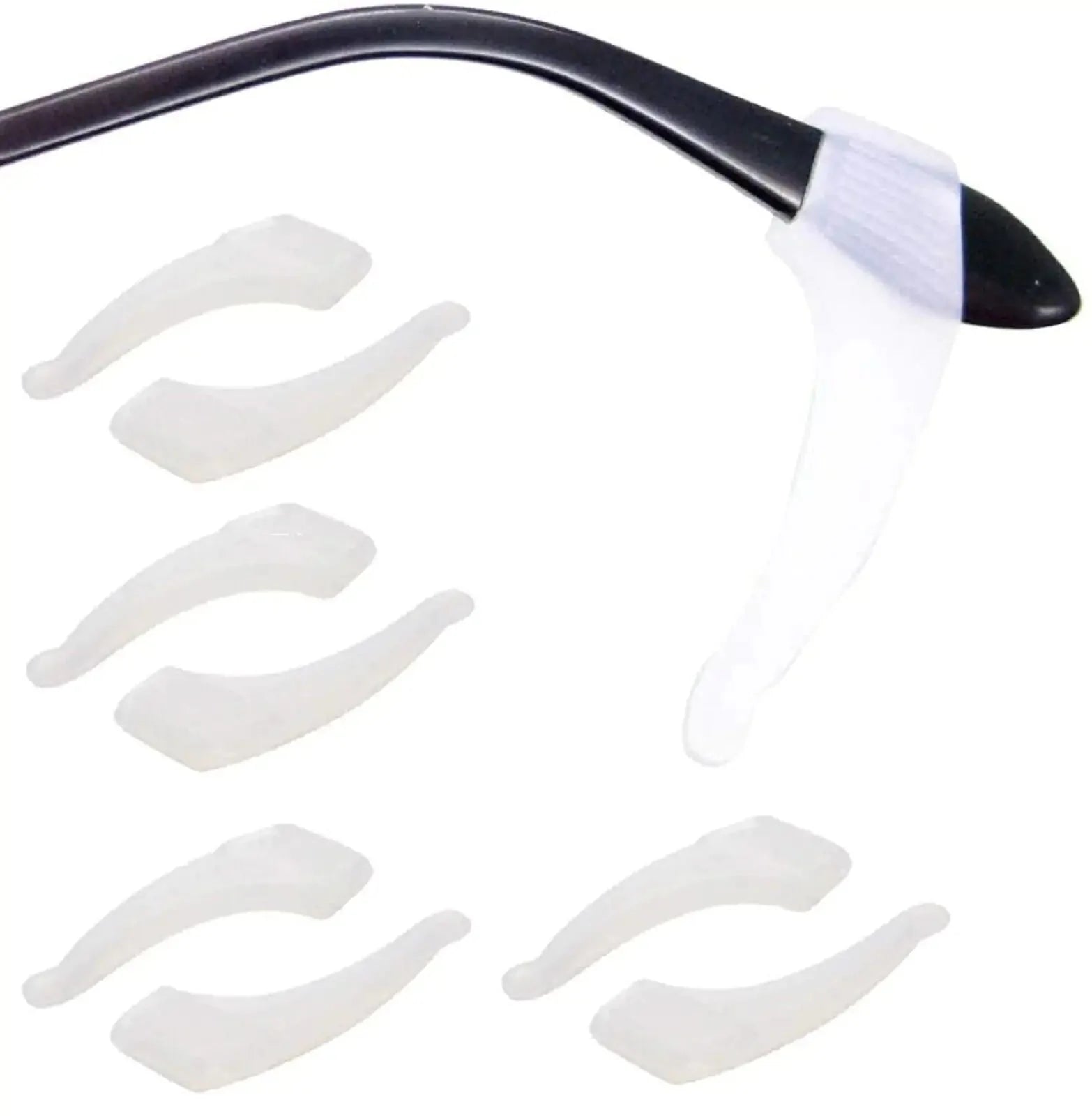 4 Pair Anti Slip Glasses Ear Hooks Tip Anti Spier
