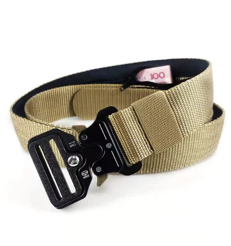 Anti-Theft Travel Belt with Hidden Wallet Anti Spier