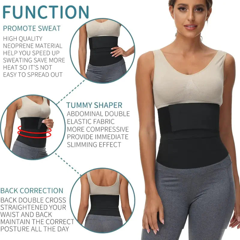 13CM Bandage Wrap Snatch Me Up Waist Anti Spier