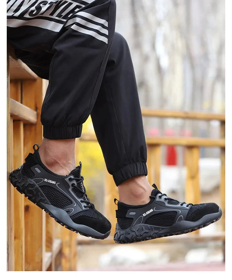Anti-collision and Anti-smashing Breathable Safety Shoes Anti Spier