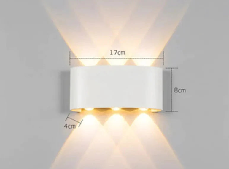 Waterproof LED Wall Lamp for Indoor & Outdoor Anti Spier