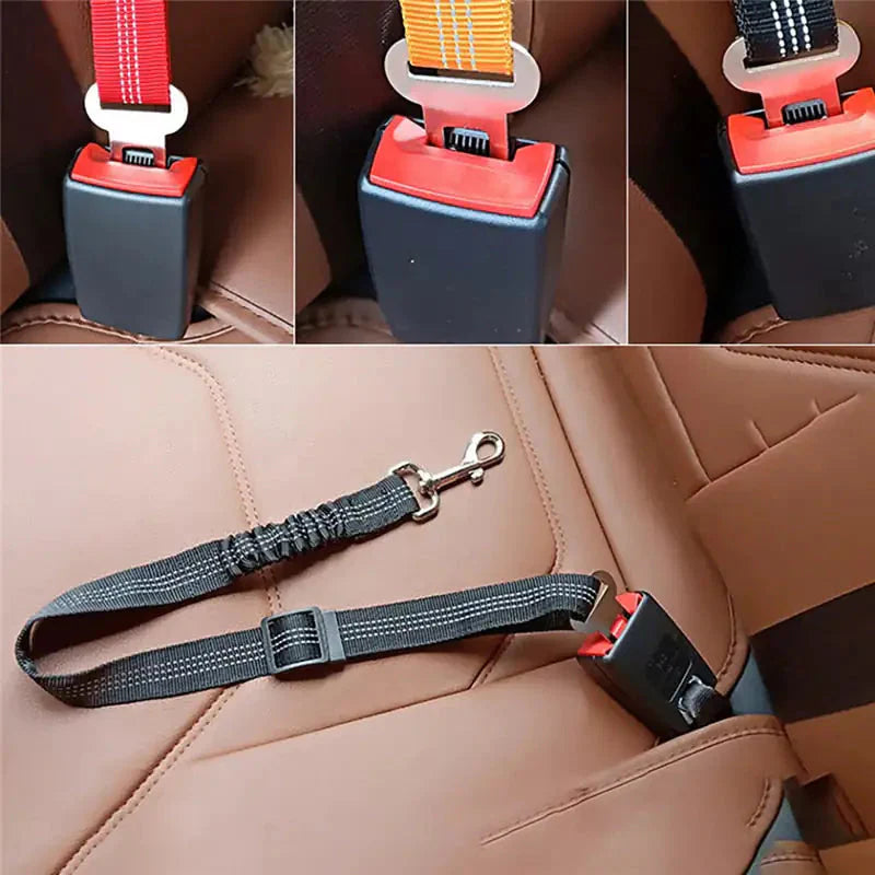 Car Safety Belt Pet Reflective Leash Anti Spier