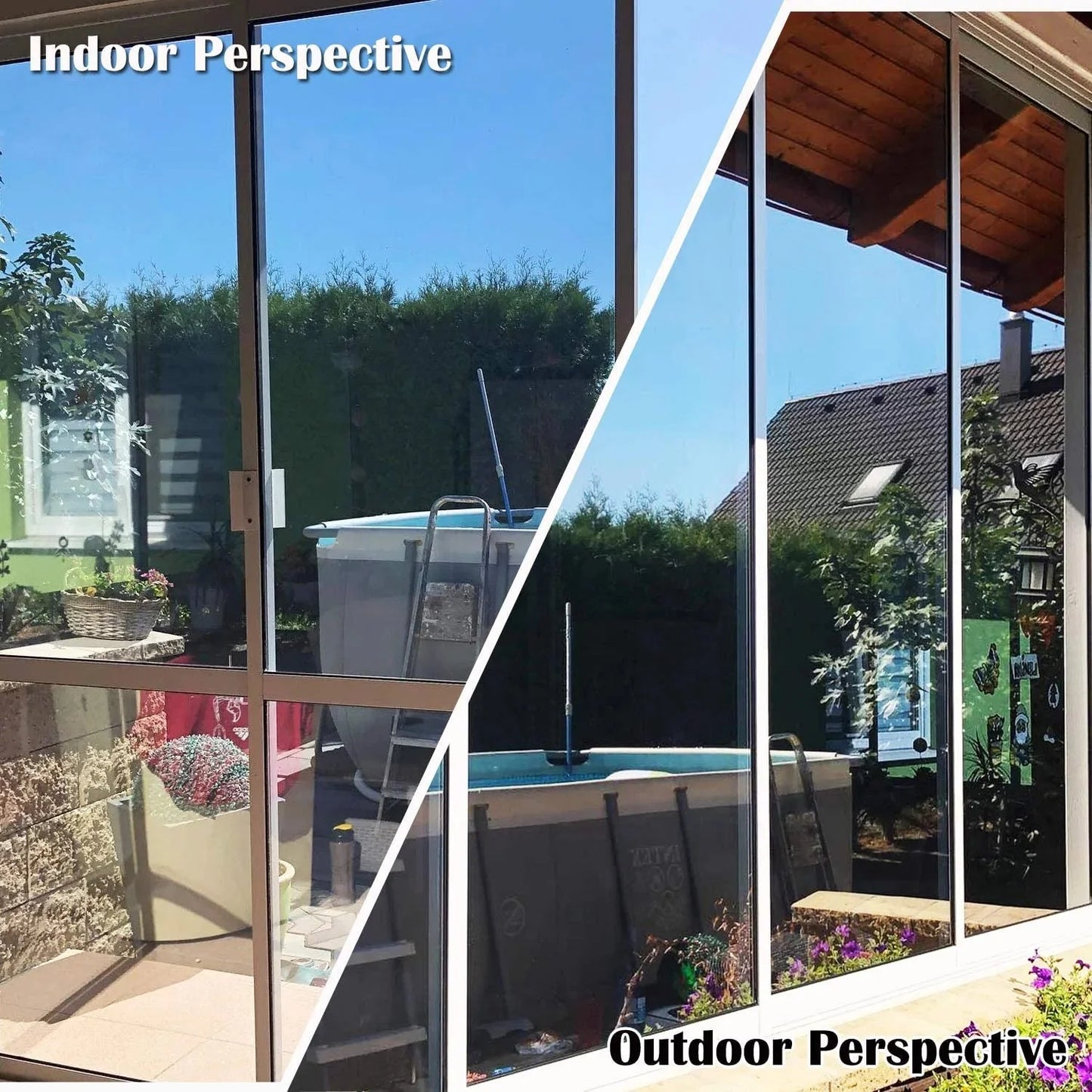 Sun Blocking Reflective Mirror Anti Spier