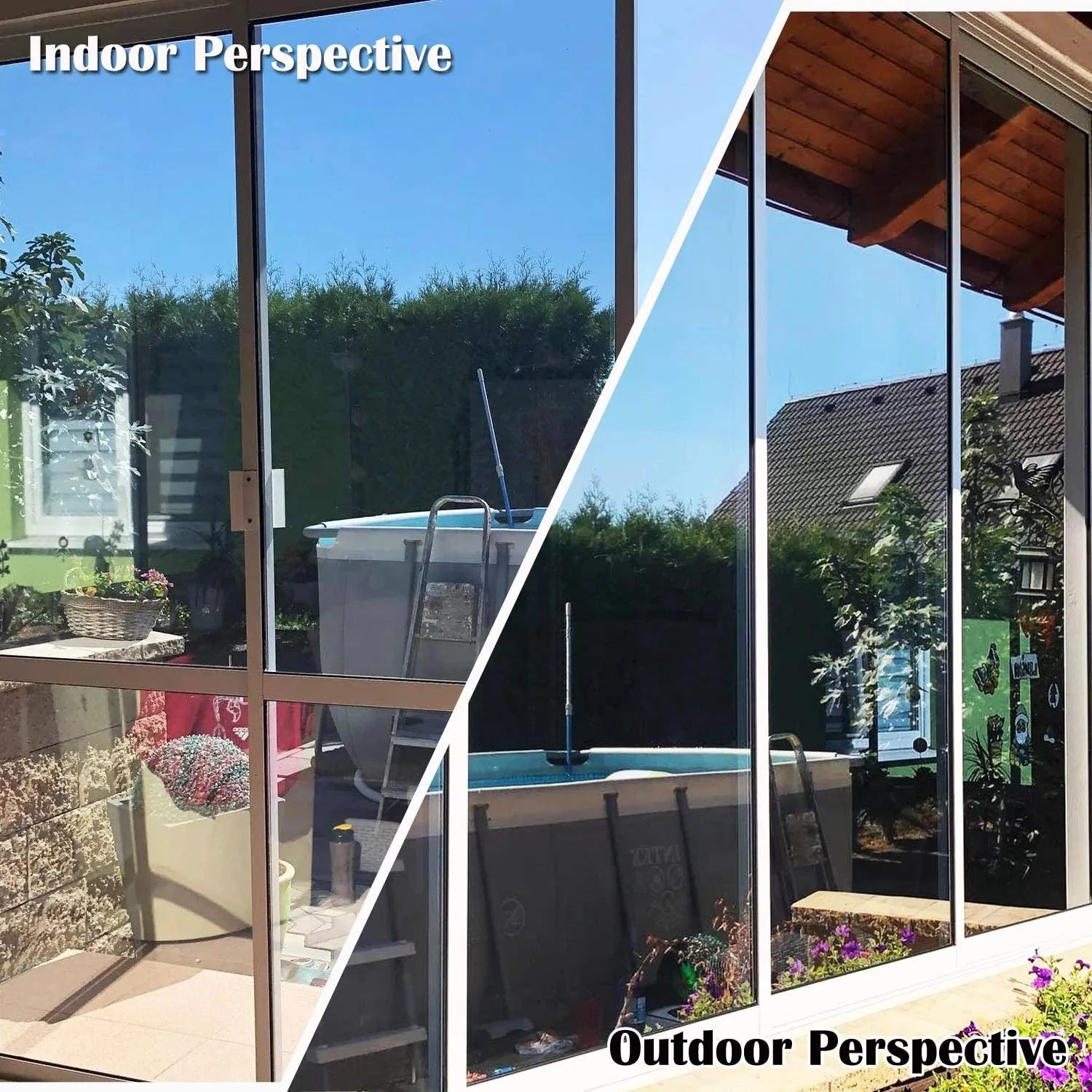 Sun Blocking Reflective Mirror Anti Spier