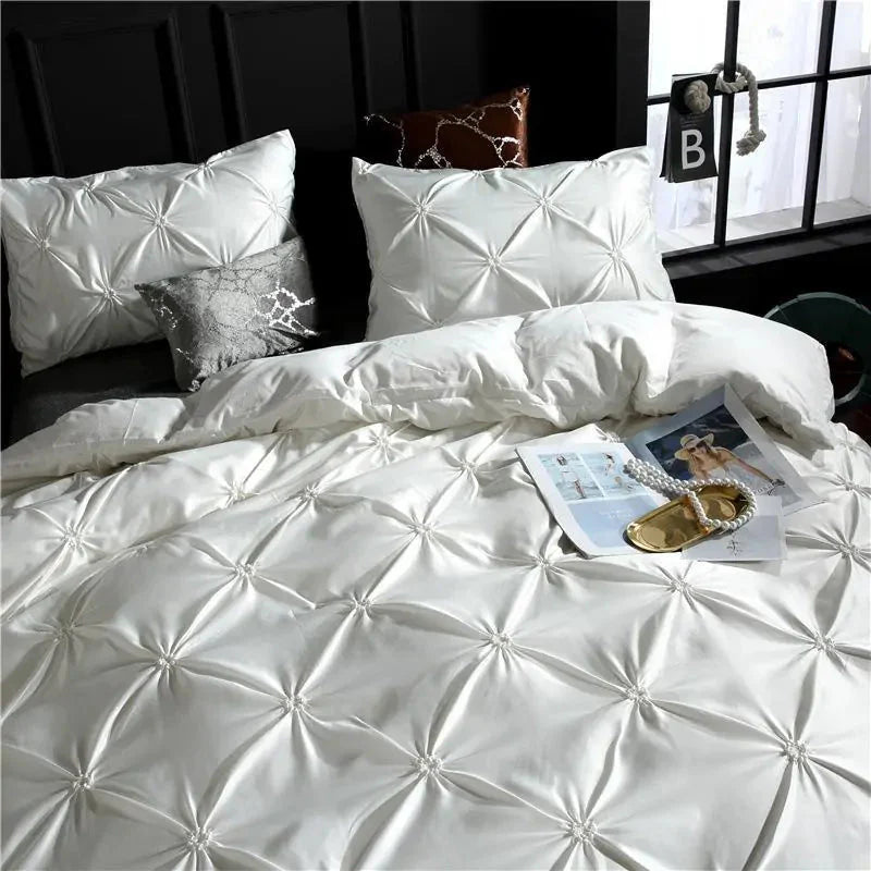 Luxury Silk Bedding Set Anti Spier