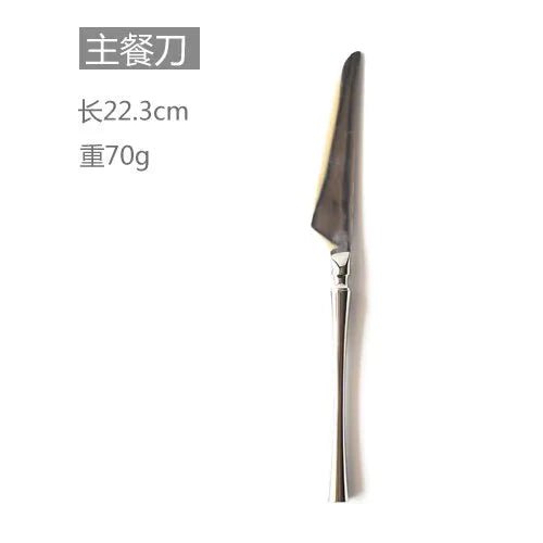 Luxury Stainless Steel Cutlery Set Anti Spier