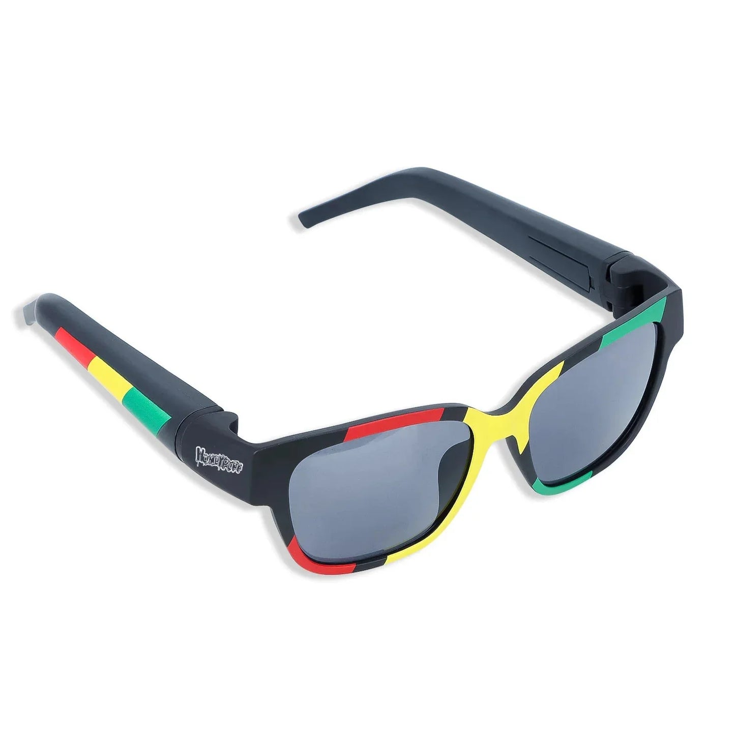 Sunglasses with Hidden Horn Tube Storage Anti Spier
