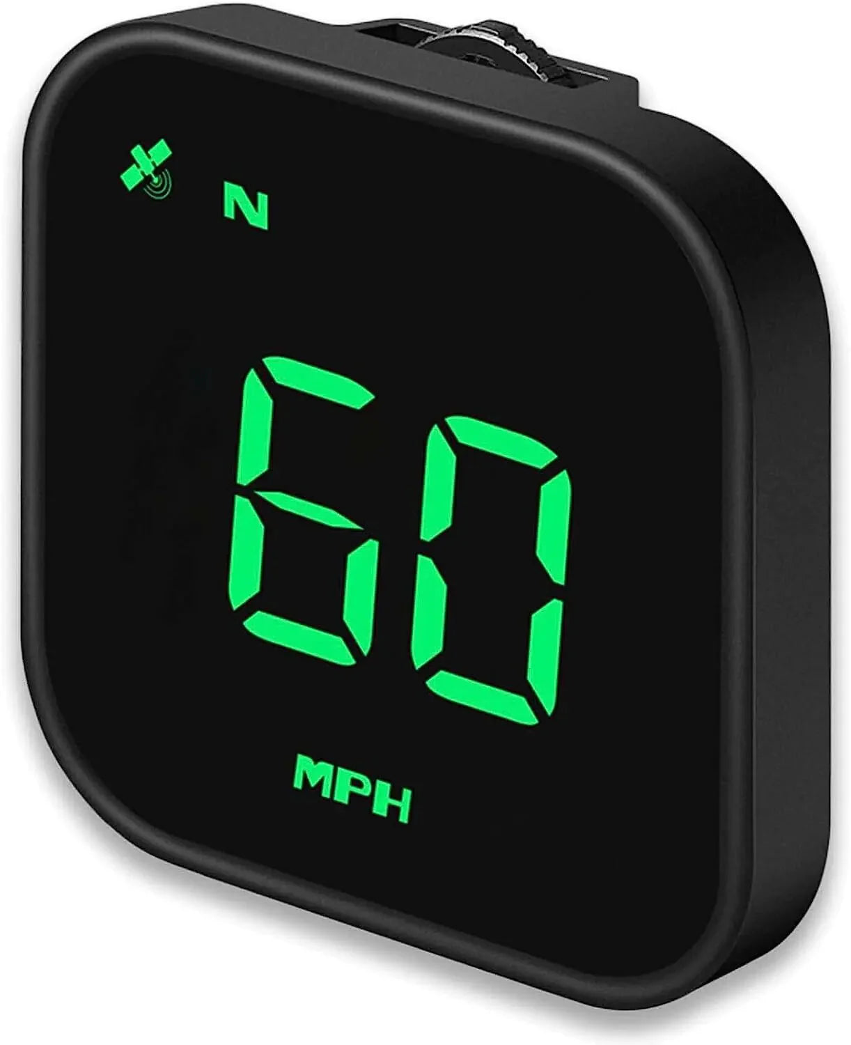 Digital Car HUD GPS Speedometer Head Up Display MPH KMH Compass Overspeed Alarm Anti Spier