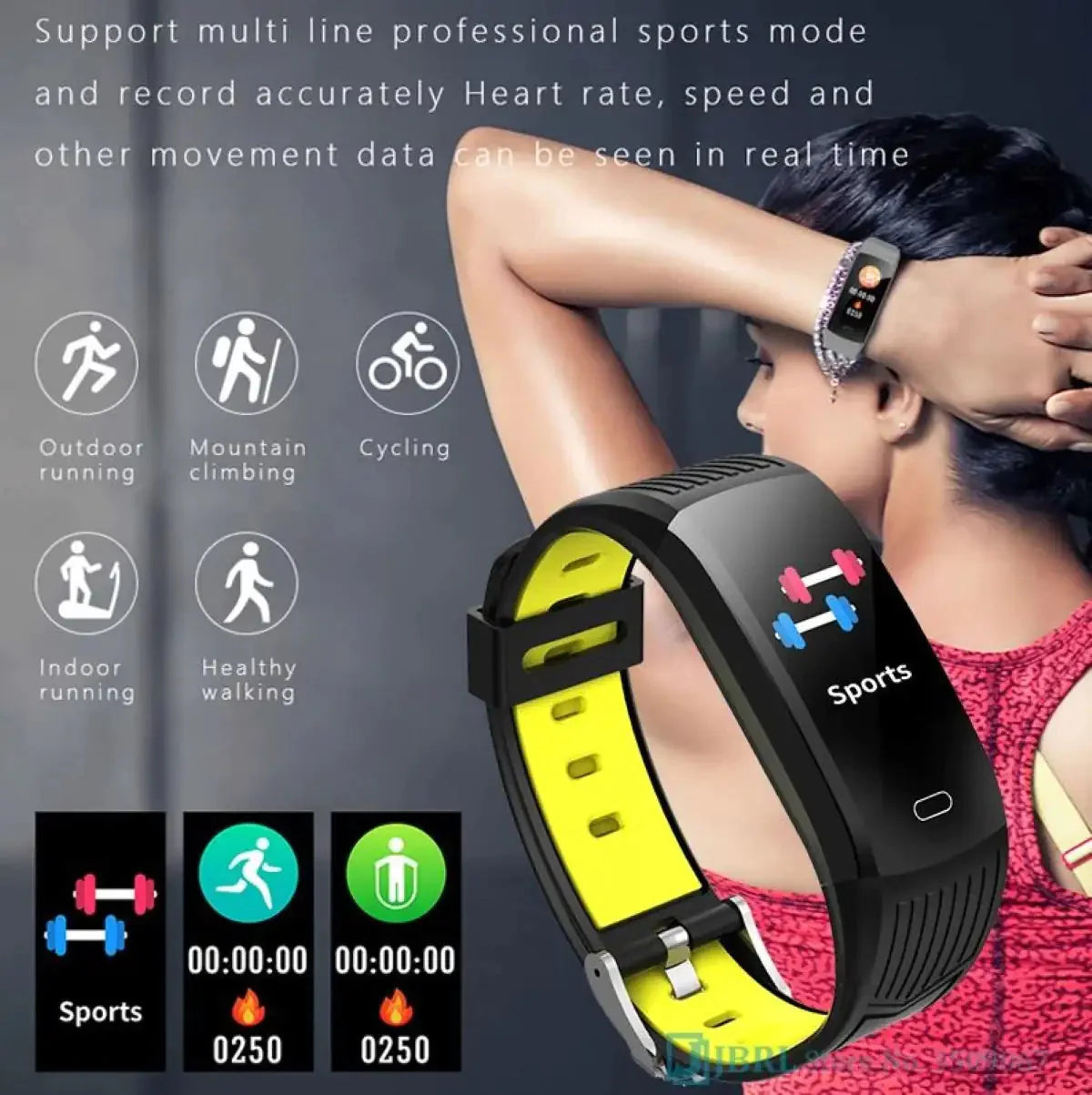Moodix WE23K10B Smart Bracelet Anti Spier