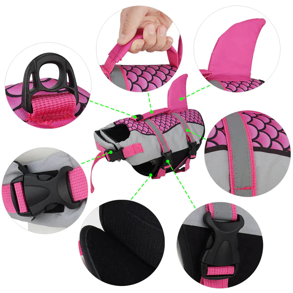 Pet Dog Life Jacket Vest Anti Spier