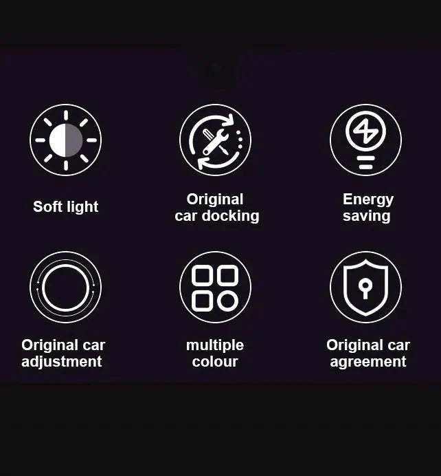 3x Mini Blue LED USB Car Interior Light Neon Atmosphere Ambient Lamp Accessories Anti Spier