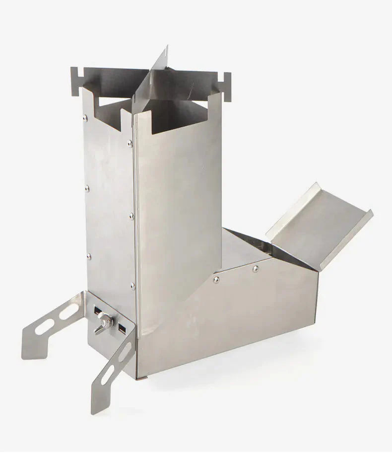 Stainless Steel Folding BBQ Grill for Camping and Firewood Anti Spier