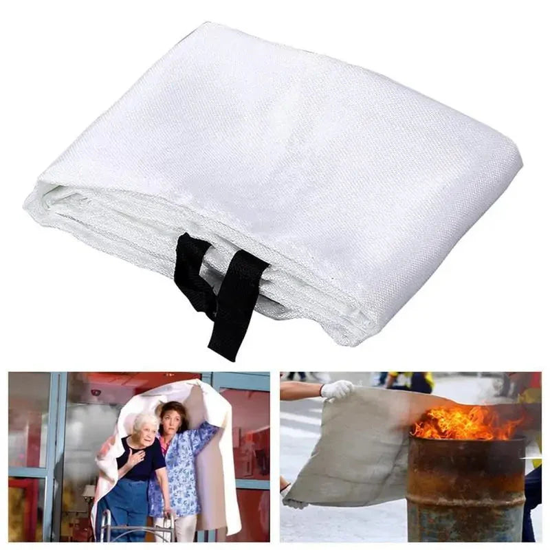 Fire Blanket Emergency Fiberglass Cloth Anti Spier