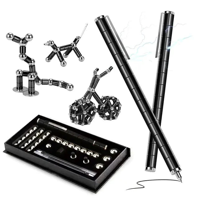 Multifunctional Deformable Magnet Fidget Pen Anti Spier