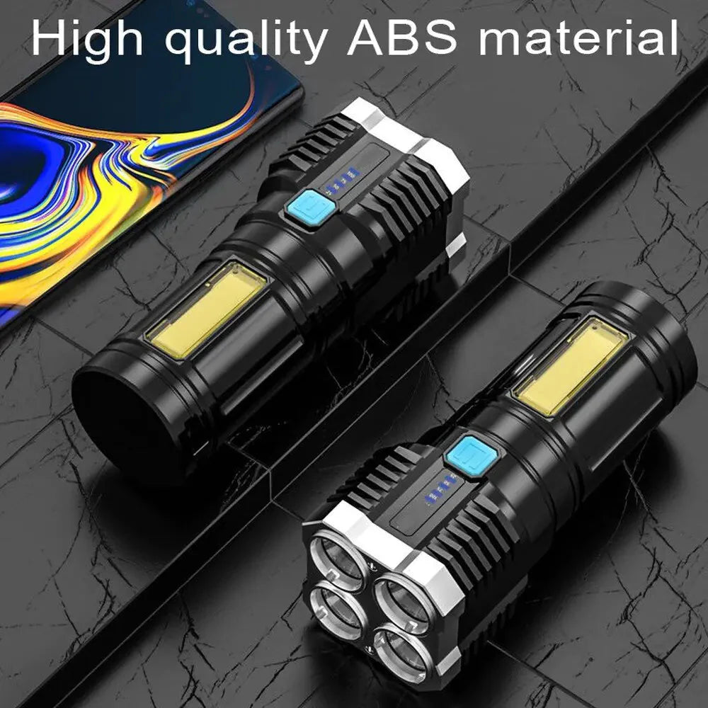 Multi-Functional Bright Flashlight Anti Spier