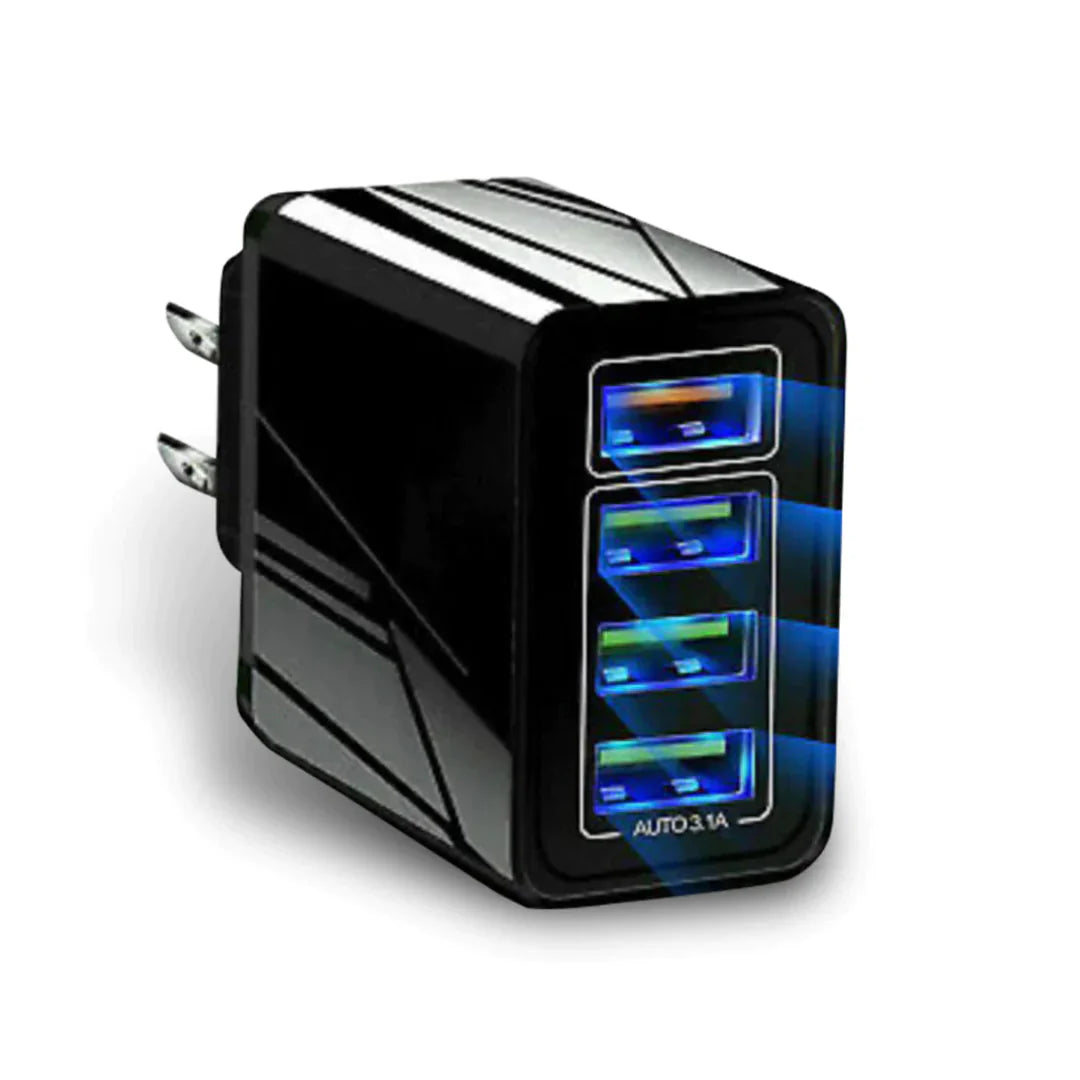 Fast Charge 3.0 USB Hub Wall Charger Anti Spier