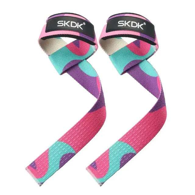 Anti-Slip Silicone Weightlifting Wrist Straps Anti Spier