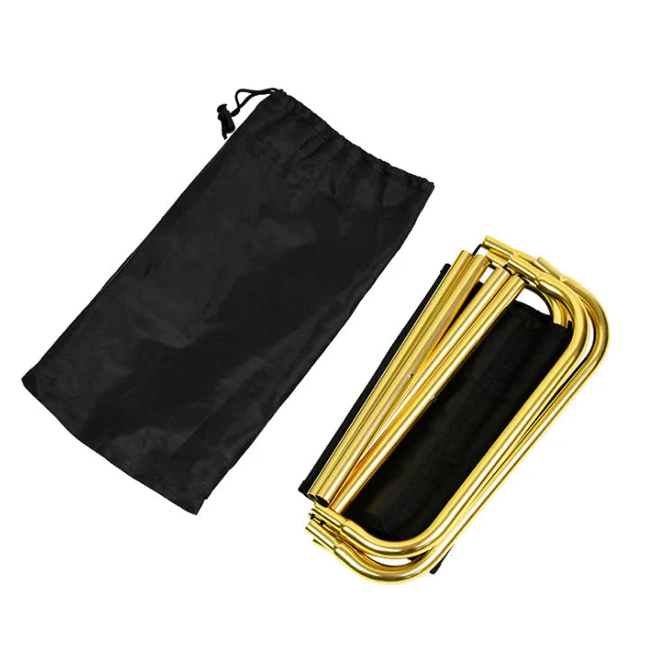 Outdoor Folding Chair - 7075 Aluminum Fishing Stool Anti Spier