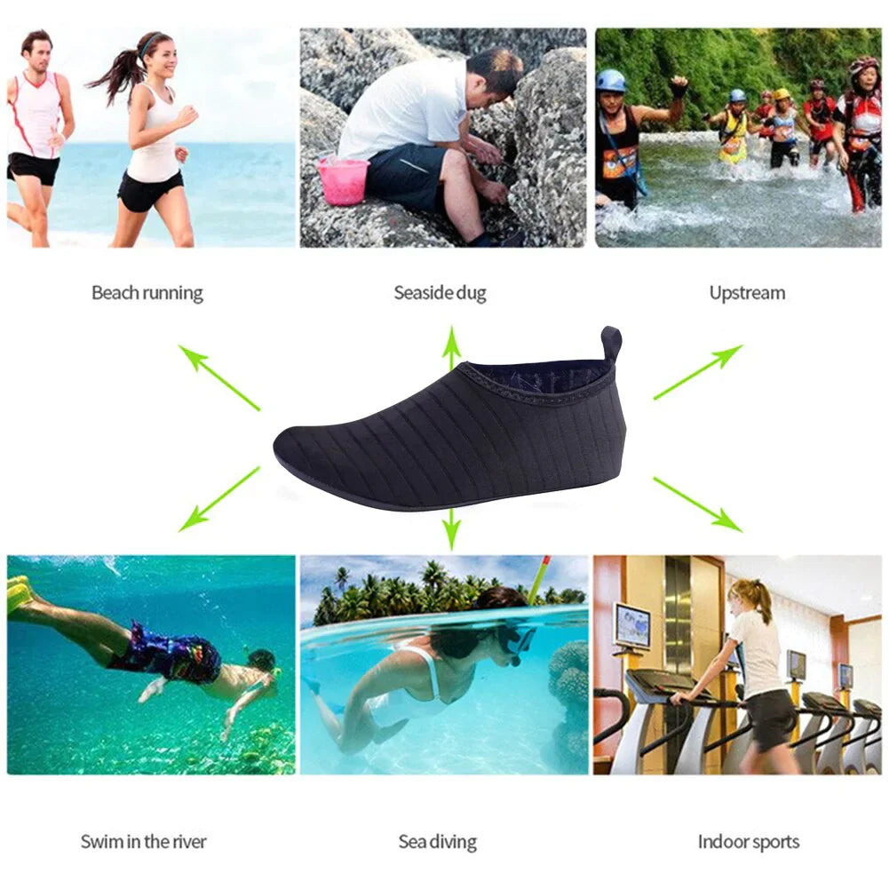 Water Shoes Men Women Skin Socks Aqua Surf Beach Yoga Swim Barefoot Quick-Dry - Anti Spier 