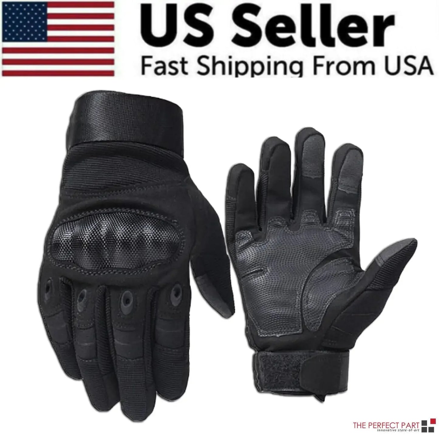 Tactical Motorcycle Motocross Full Finger Gloves Motorbike Riding Racing Mittens Anti Spier