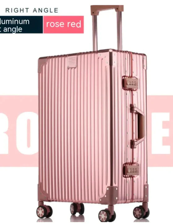 Aluminum Magnesium Alloy Trolley Case Anti Spier