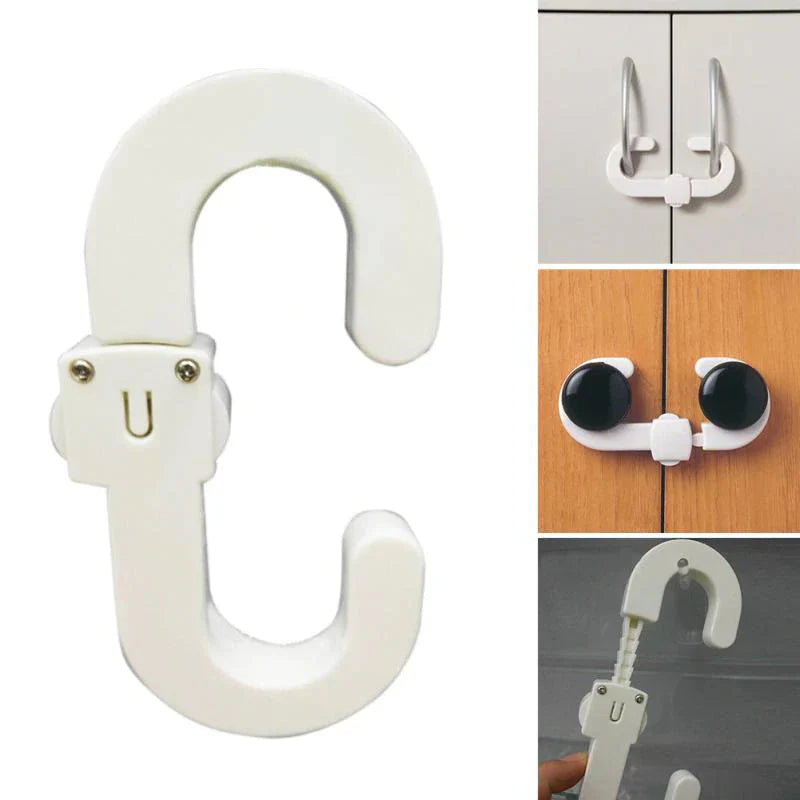 Cabinet Door Safety Handle Lock Anti Spier