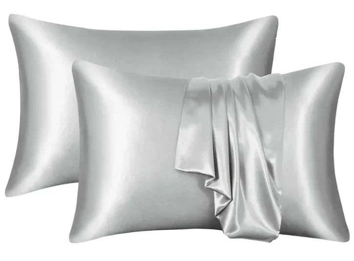 Silk-like Solid Color Pillowcase Anti Spier