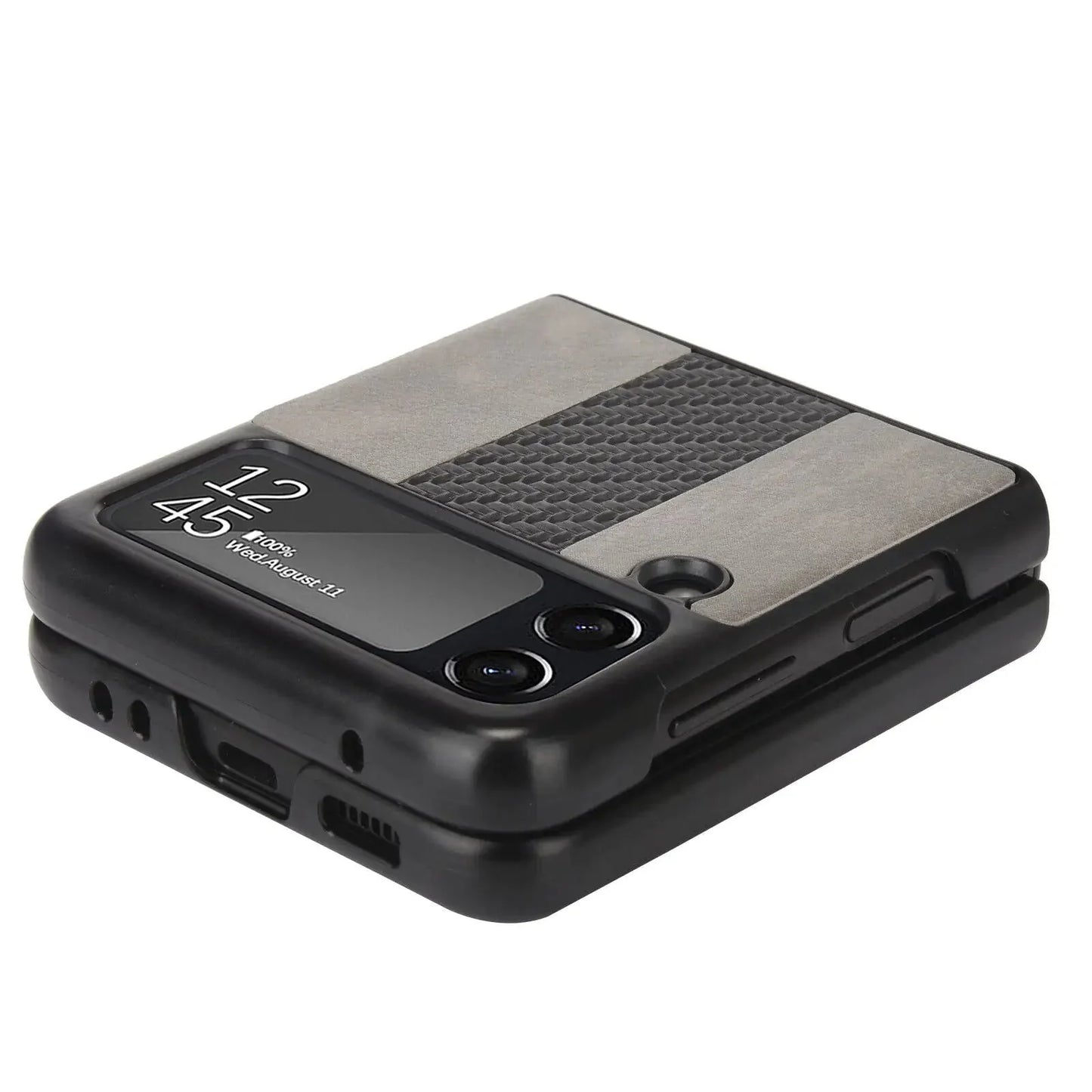 For Samsung Galaxy Z Flip 3 5G Slim Folding Leather Shockproof Phone Case Cover Anti Spier