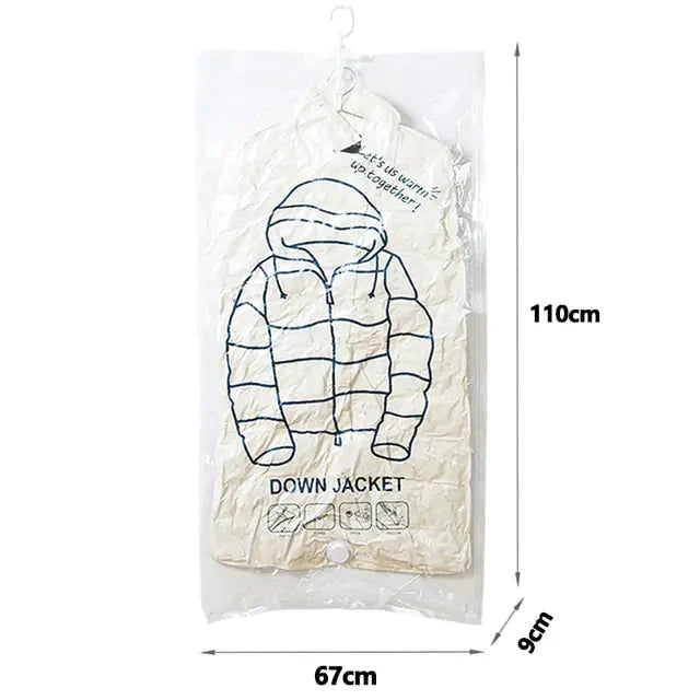 Closet Hanging Organizer Vacuum Bag Anti Spier