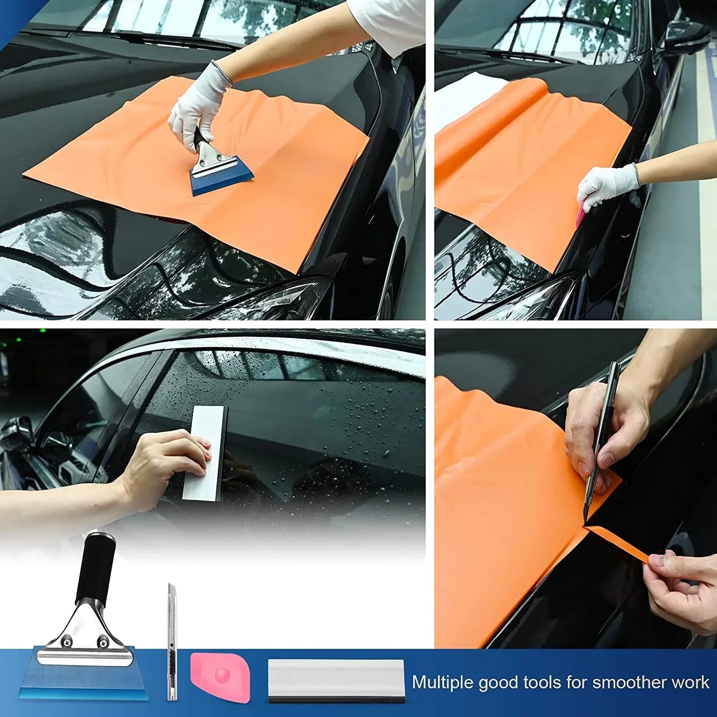 29 PCS Window Tint Tools Kit Car Auto Film Tinting Scraper Squeegee Installation Anti Spier